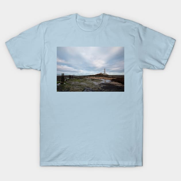 St Mary's Island reflections T-Shirt by Violaman